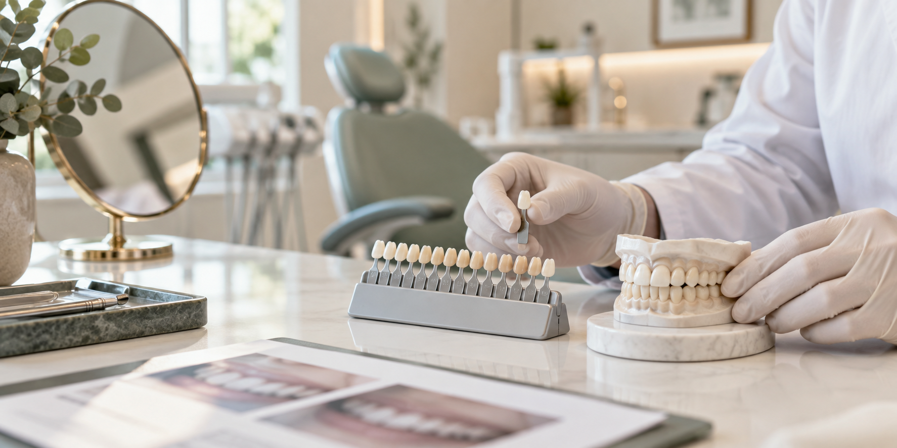 Planiranje estetskog osmijeha uz vodič nijansi i dentalni model